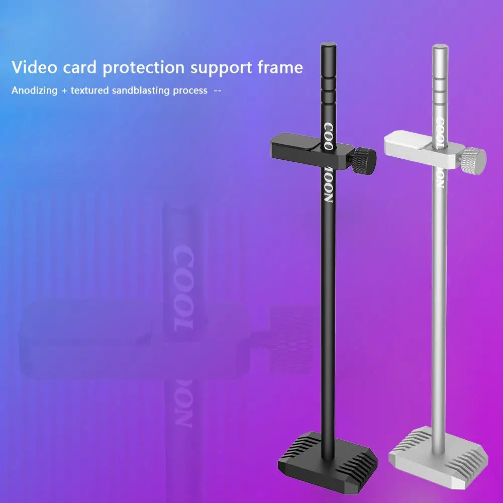 

Coolmoon Vt192 192mm Graphics Video Stand Gpu Support Holder Desktop Computer Case Graphics Video Card Bracket 7.56x1.5x1.02inch