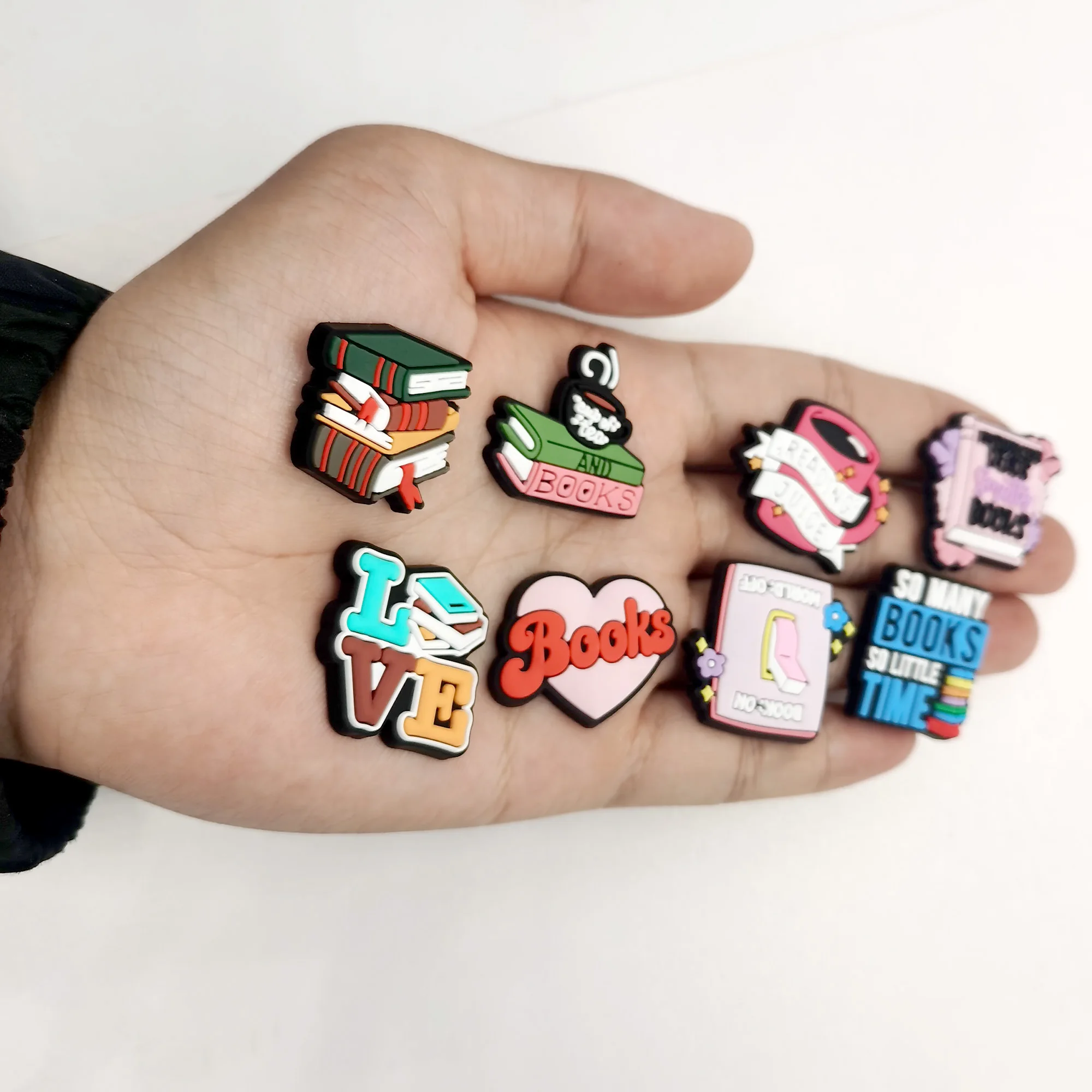 16 шт. подвески для обуви чтения дизайнерские аксессуары мечты классических сабо