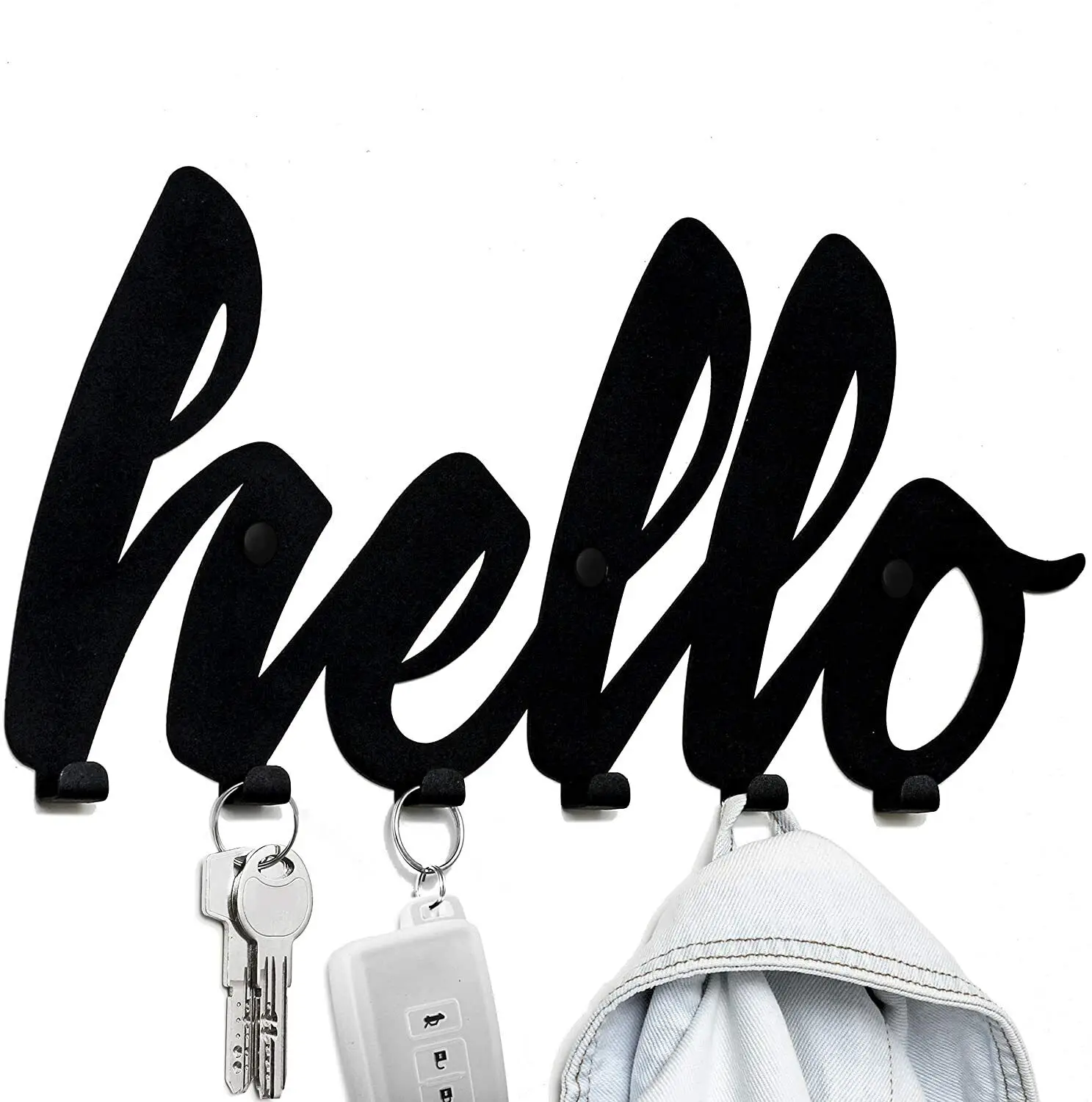 

Стеллаж с 6 крючками Hello Sign-настенные крючки для пальто с профессиональными винтами и анкерами