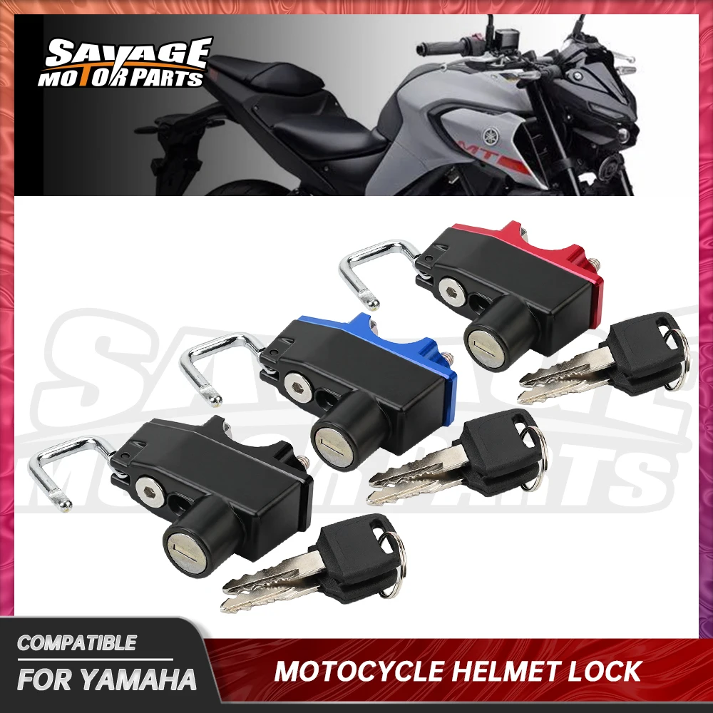 

MT07 MT09 New Helmet Lock For YAMAHA MT10 MT03 MT25 2014-2022 MT01 Motorcycle Accessories Locks Latches Key Padlock Anti-Theft