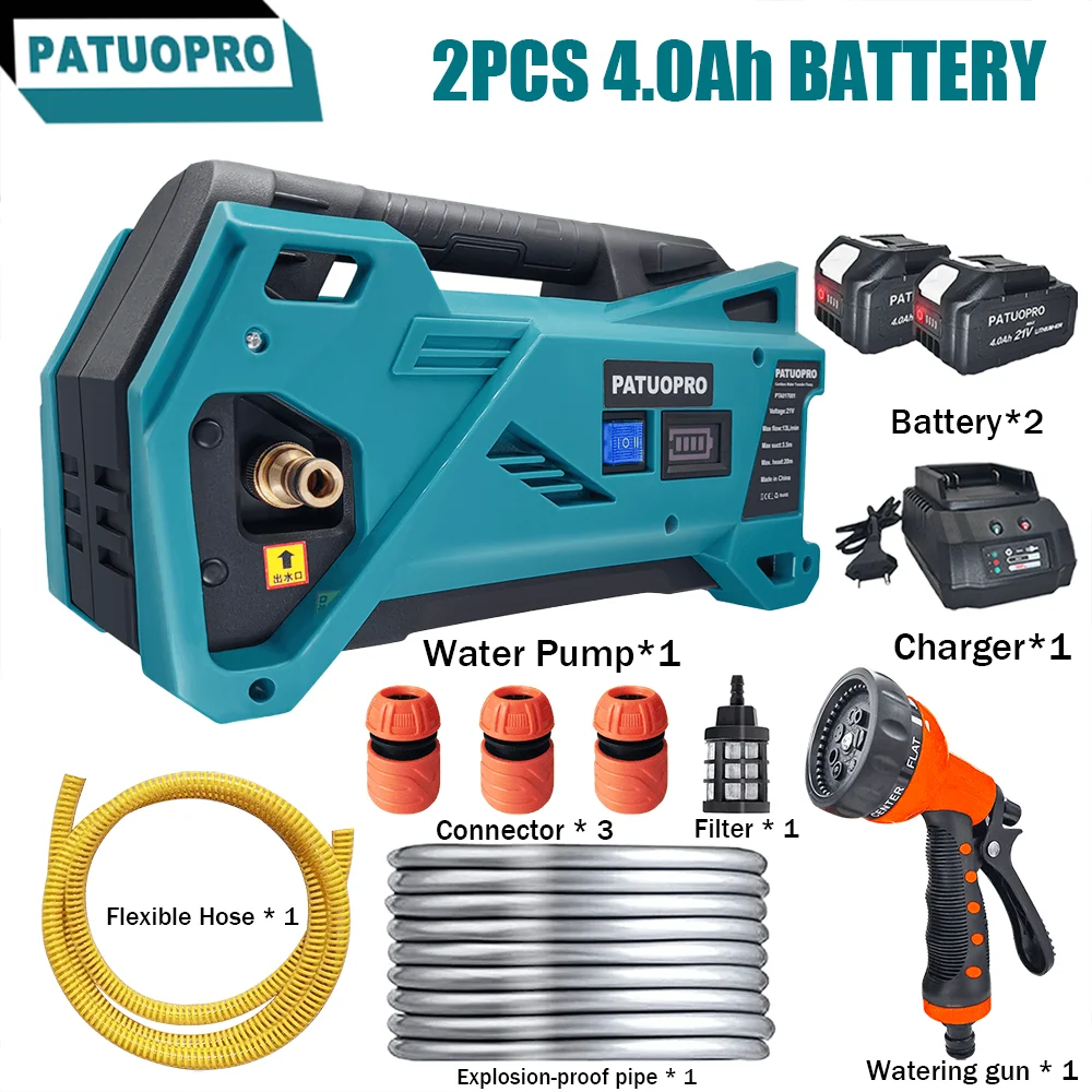 

Беспроводной поливочный насос Makita 18 В 500 Вт 10 м