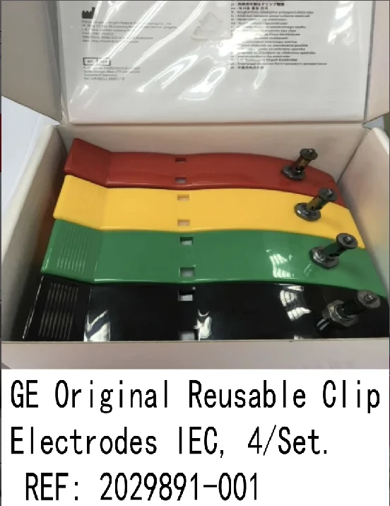 

GE original electrocardiogram machine adult limb clip 4 sets, European standard suitable for 4.0mm and 3.0mm and snap connectors