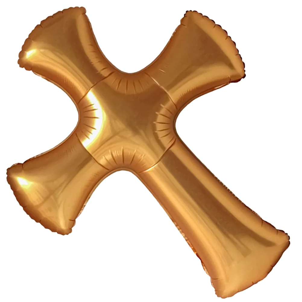 

Balloons Balloon Cross Party Baptism Birthday Supplies Baby Shower Communion Christening Religious Decorations Festival