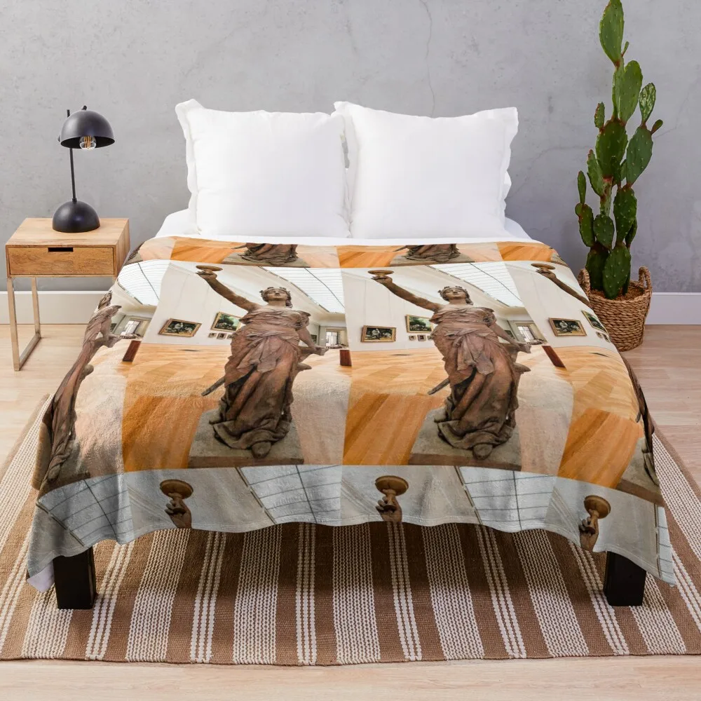 Париж Petit Palais The Toast от Idrac Пледы из фланелевой ткани Одеяла для дивана Hairys