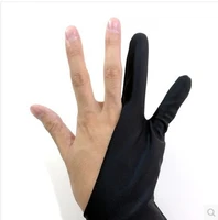 artist drawing glove for any graphics drawing table 2 finger anti fouling both for right and left hand drawing gloves