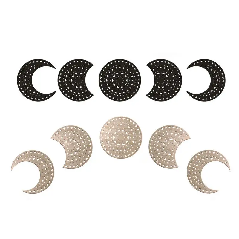 

Moon Phase Wall Decor 3D Openwork Moon Wall Art Decor 3D Openwork Wooden Carving Wall Hangings For Living Room Bedroom Home