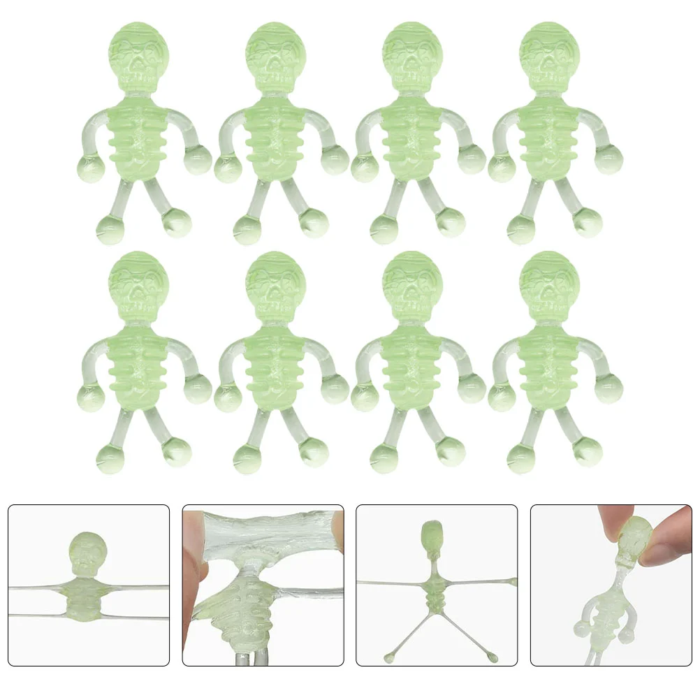 

50 шт., резиновый реквизит, украшение для оформления, светящийся Хэллоуин 2023