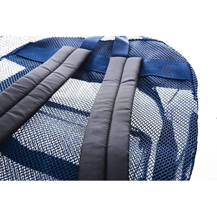 clear mesh backpack for kids men & women by bravo - large school & travel bag - stylish transparent see through design - comfort