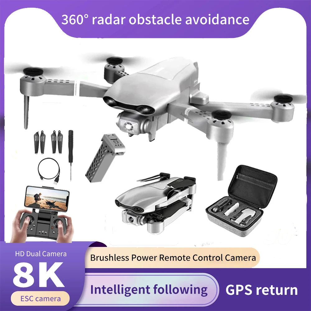 

2022 NEW F3 Drone GPS 4K 5G WiFi Live Video FPV Quadrotor Flight 25 Minutes Rc Distance 500m Drone HD Wide-angle Dual Camera