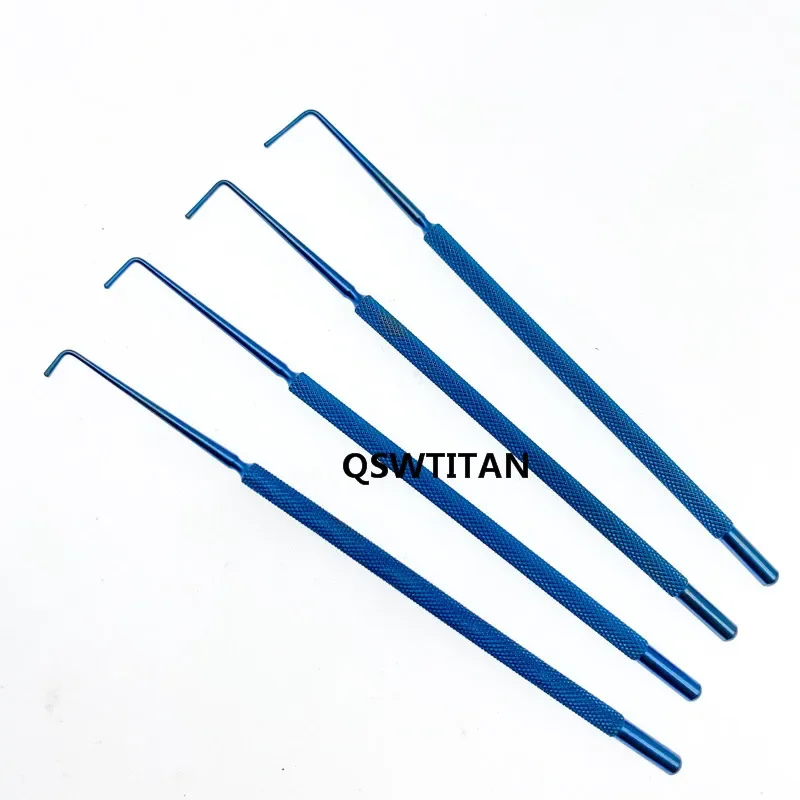 Фото Офтальмологический крючок Helveston Muscle Hook из титана, 6-12 мм, хирургический инструмент для глазных операций №2