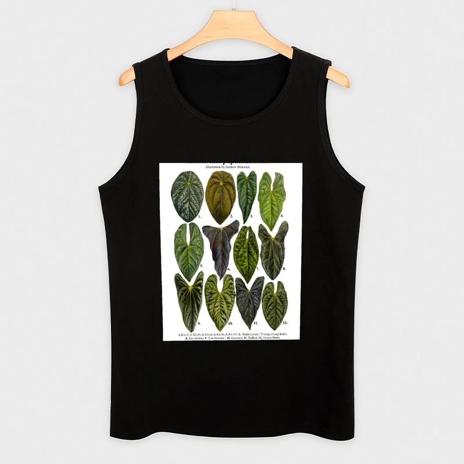 Фото Майка Anthurium papillilaminum I Tank Top, влагоотводящая майка для тренировок, спортивная рубашка для тренажерного зала №3