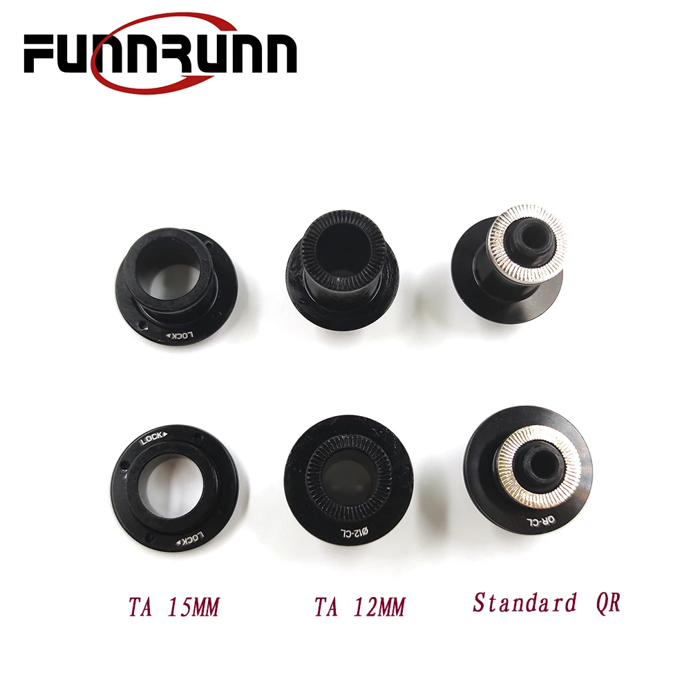 

Front Hub Cap Converter Hub Alloy Endcap Adapter For Novatec D791SB-CL Center Lock QR 9mm Thur Alxe 9/12/15mm MTB Bicycle Parts