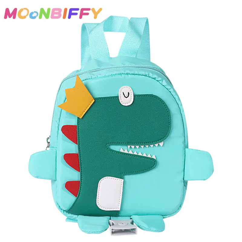 

Children's Anti Loss Small Schoolbag with Traction Rope Baby Anti Loss Ring Dual-purpose Cartoon Backpack Baby Walking Artifact