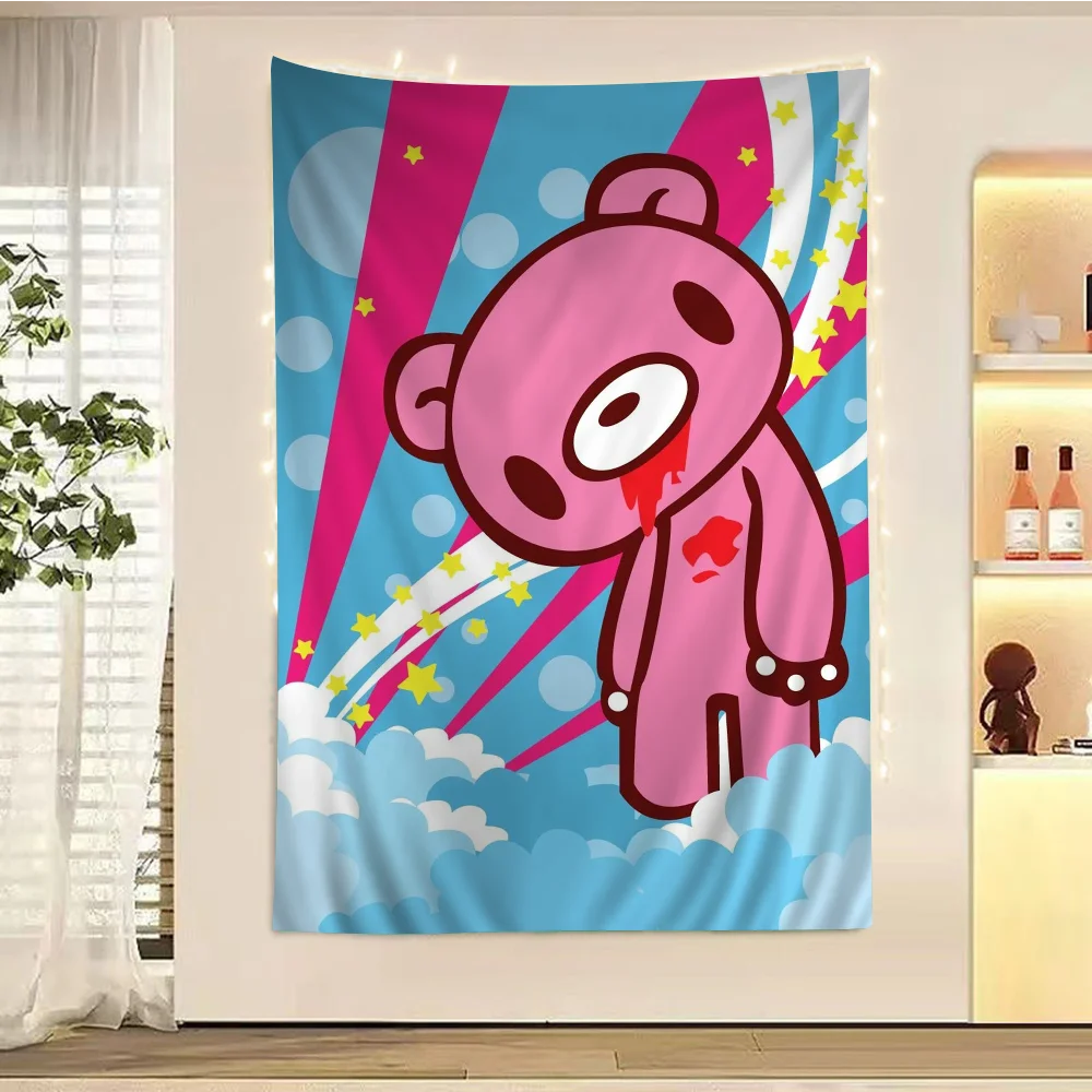 Мультяшный G-gloomy медведь красочный гобелен настенный богемный гобелены Мандала