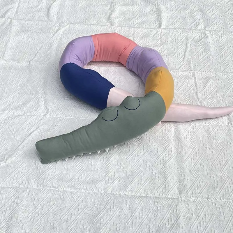 Детская крокодиловая Подушка-бампер 185 см