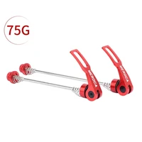 hot ultralight bicycle quick release skewers lever for 100135mm mtb 100130mm road bike quick release shaft cycling mtb parts