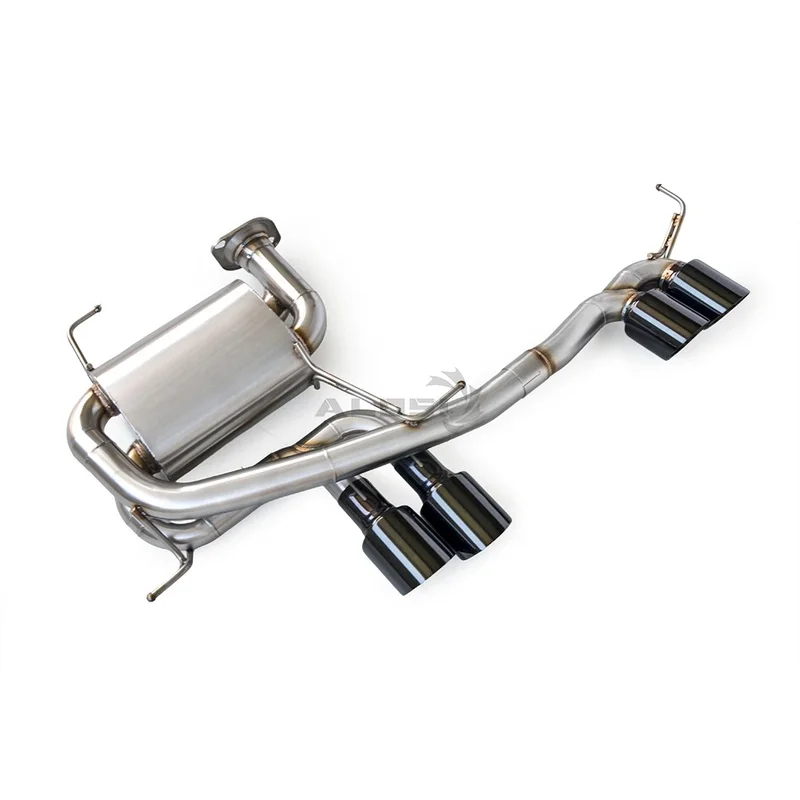 Фото Выхлопная система Catback для BMW E90 E92 320i 318i 325i 2007-2012 с четырьмя выходами и диффузором M3 для спортивного звучания автомобиля №3