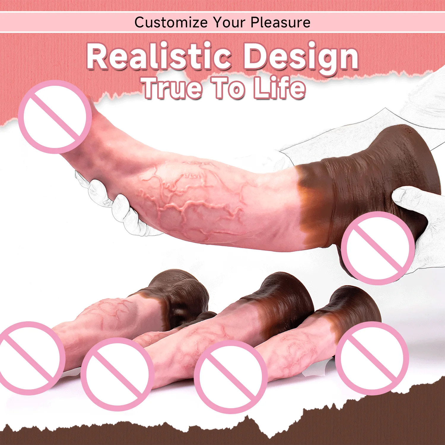 Толстый конский фаллоимитатор секс-игрушки для мужчин реалистичный на ощупь