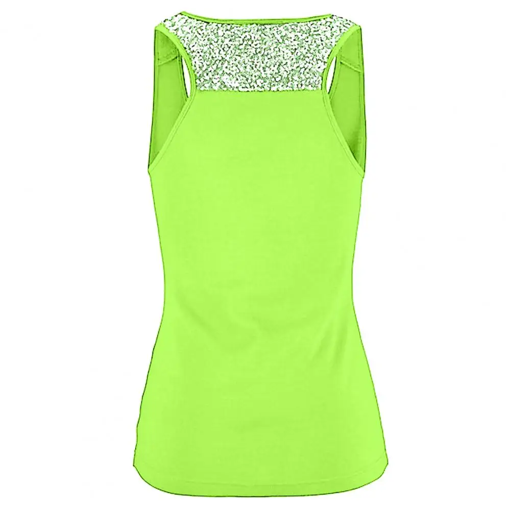 

Майка женская эластичная облегающая с блестками