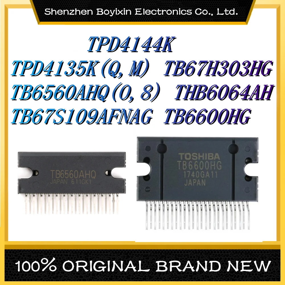

TPD4144K TPD4135K(Q,M) TB67H303HG TB6560AHQ(O,8) THB6064AH TB67S109AFNAG TB6600HG New original genuine motor drive chip IC Chip