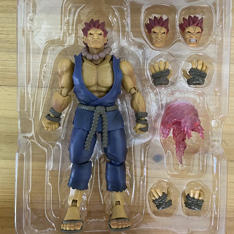 Classic Game Street Fighter Figurine Big Boss Model Toys 16cm Joint Movable Gift For Kids