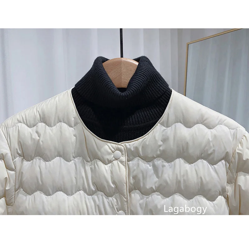 Новинка 2024 г. Сверхлегкий портативный пуховик Lagabogy женская новая осенне-зимняя