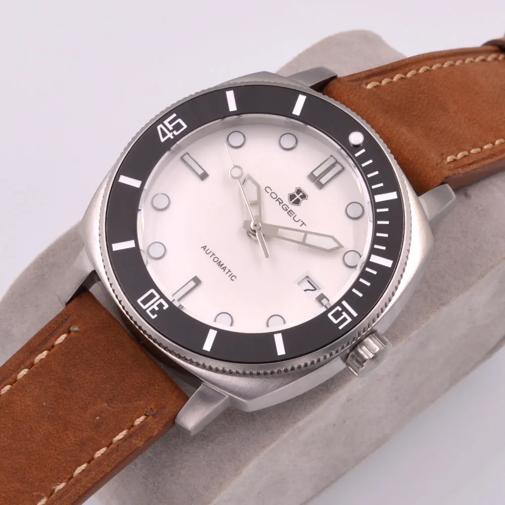 Часы Corgeut 42 мм водонепроницаемое сапфировое стекло 100 м NH35 автоматический