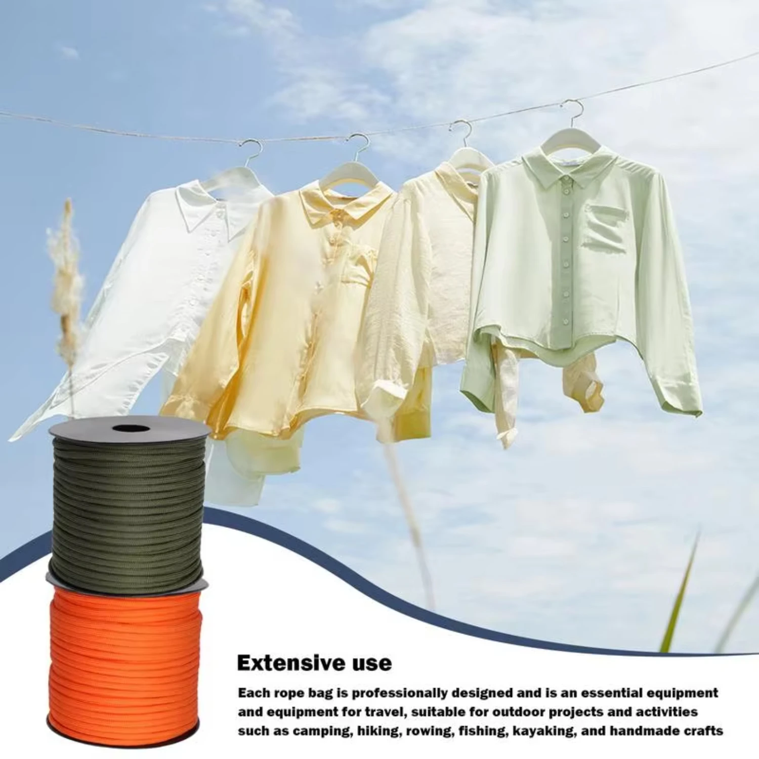 Веревка для кемпинга паракорд сверхмощная веревка из паракорда универсальный