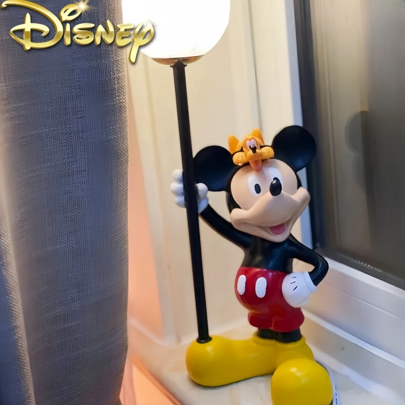 

New Cartoon Disney Mickey Minnie Night Light Bedroom Decoration Table Lamp Cartoon Doll Reading Desktop Ornaments Christmas Gift
