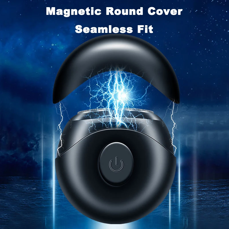 

Flying Saucer Electric Shaver Magnetic Floating Head Rechargeable Portable Men's Razor Waterproof Travel Shaving Machine for Men