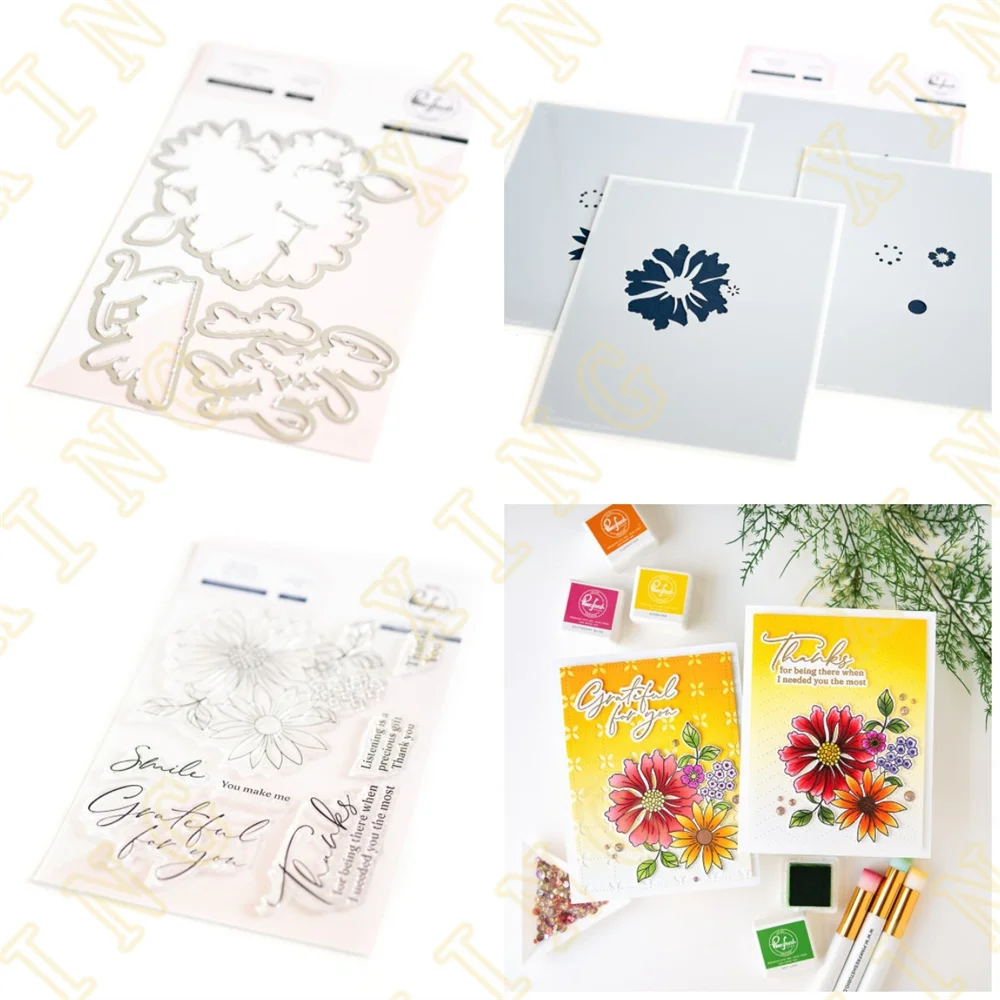 

Thanks for Being There Metal Cutting Dies Stamps Stencil Scrapbook Diary Decoration Stencil Embossing Template DIY Greeting Card