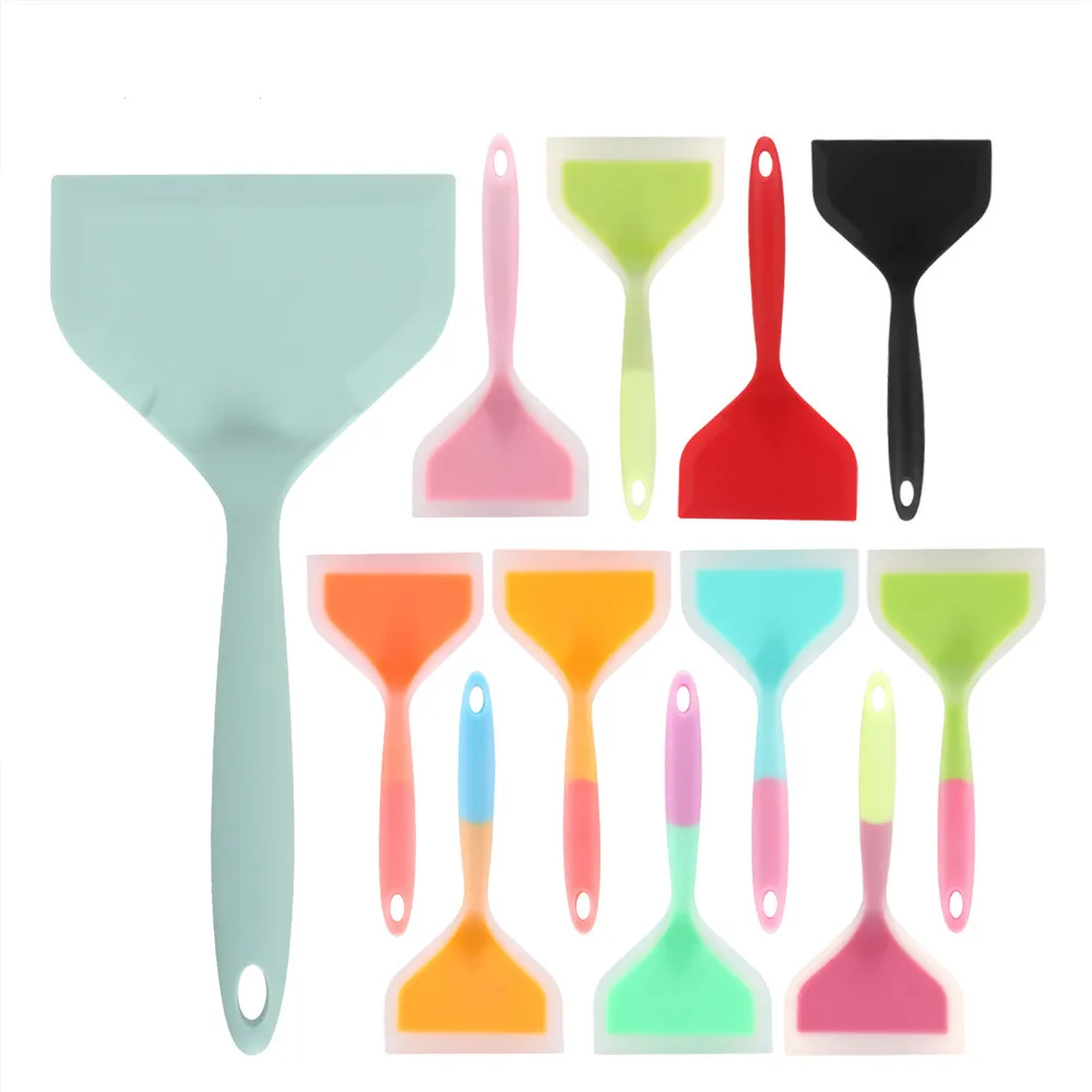 

Silicone Spatula Wide Mouth Non Stick Pan Cooking Spatula Pizza Spatula Steak Spatula Pancake Spatula Kitchen Cooking Tools