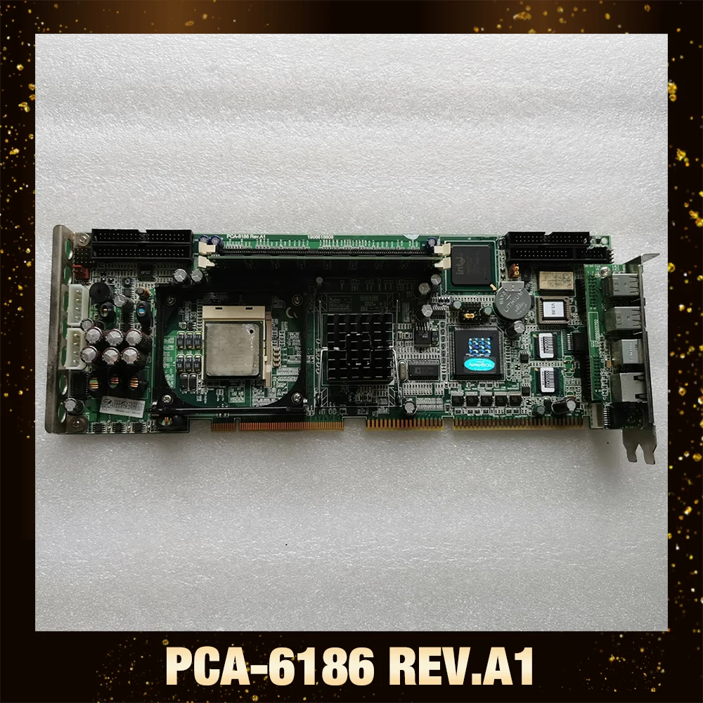 Материнская плата для компьютера с двойным портом Advantech PCA-6186E2 Rev.A1