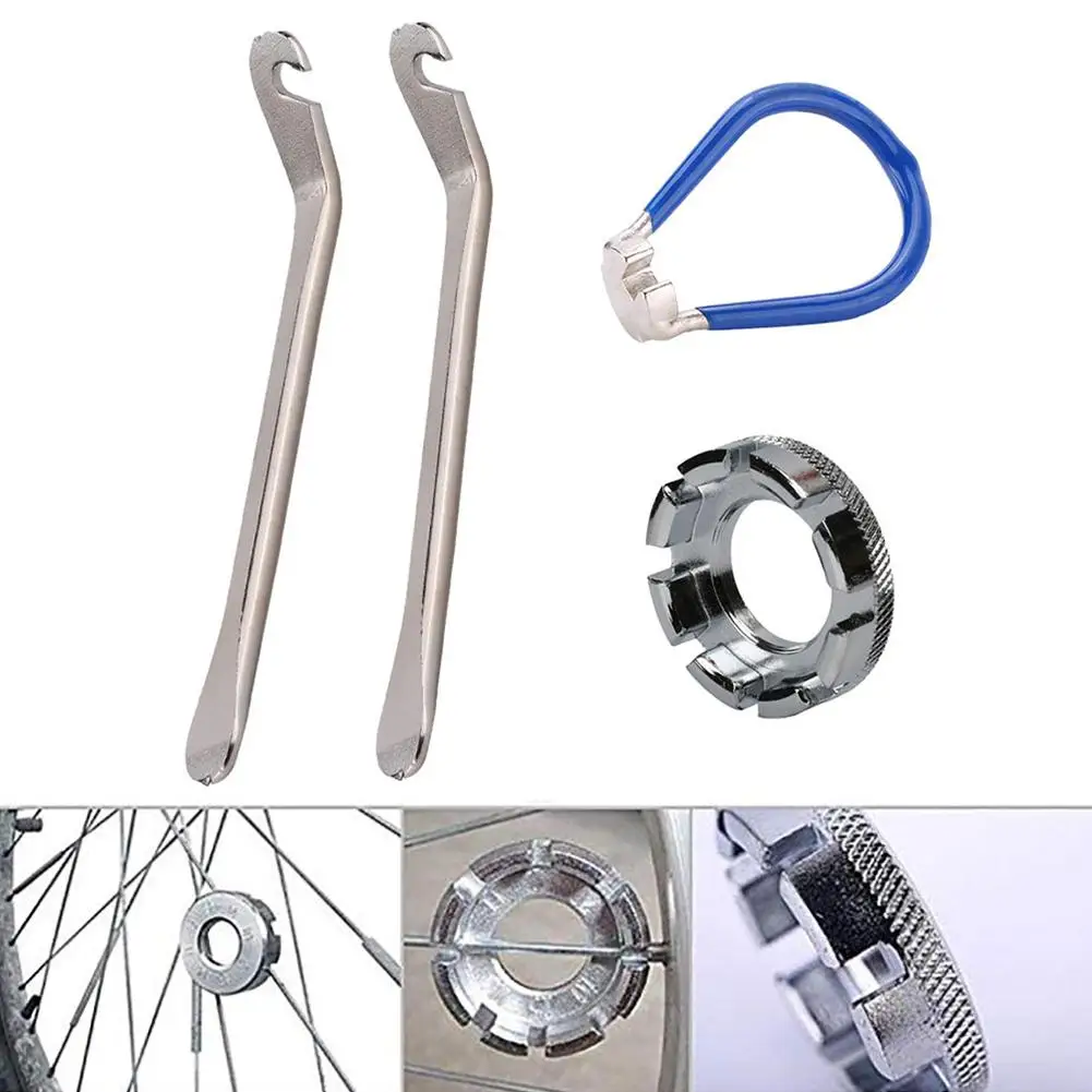 4 шт. инструмент для велосипедных спиц ниппельный ключ канавка регулятор обода