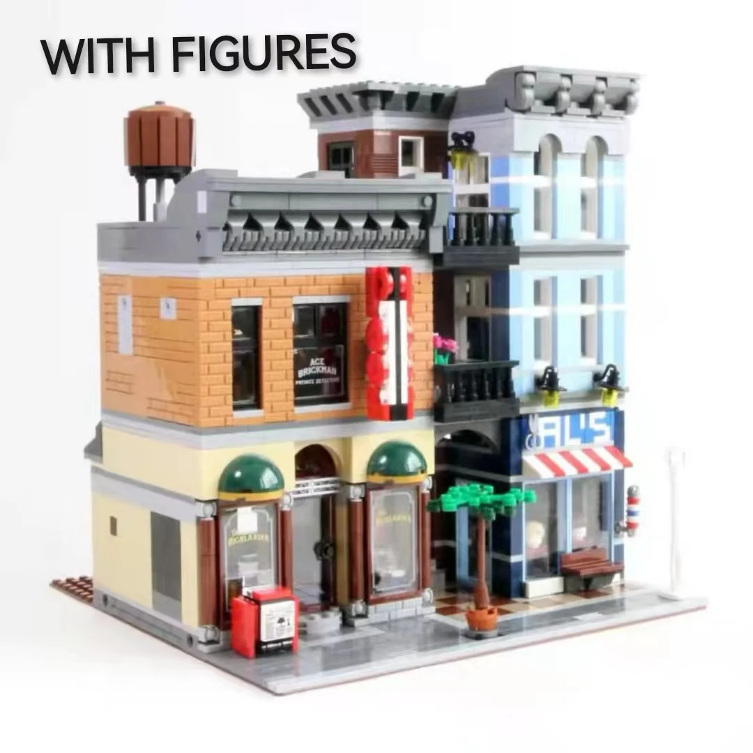 

In Stock 15011 10246 84011 Detective Office Agency 2262PCS Toys Classic Architecture Christmas Gifts Building Blocks Bricks