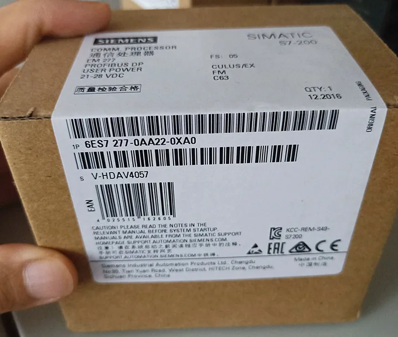 

Siemens EM277 Profibus-DP вспомогательный модуль 6ES7 277 6ES7277-0AA22-0XA0