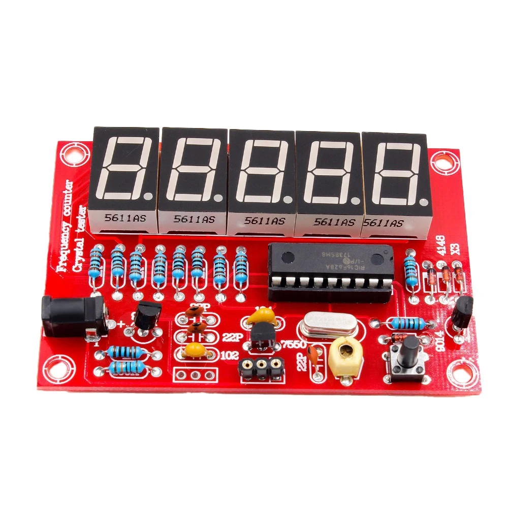 

1Hz-50MHz Frequency Counter Kit DIY Module Board for Oscillator, Crystal Measure Frequency Meter Accessories