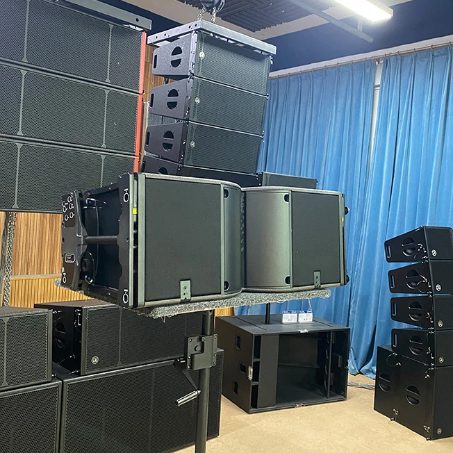 Двойной 12-дюймовый линейный массив Профессиональное звуковое оборудование