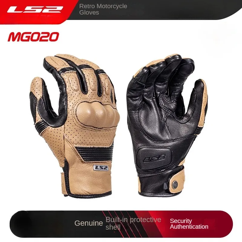 Мотоциклетные Перчатки LS2 винтажные мотоциклетные перчатки для верховой езды из