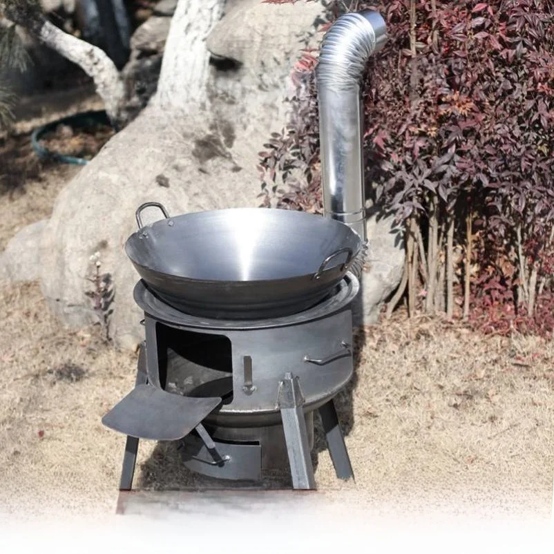 Новая Домашняя сельская печь для дрова плита дома и улицы большая кастрюля новый