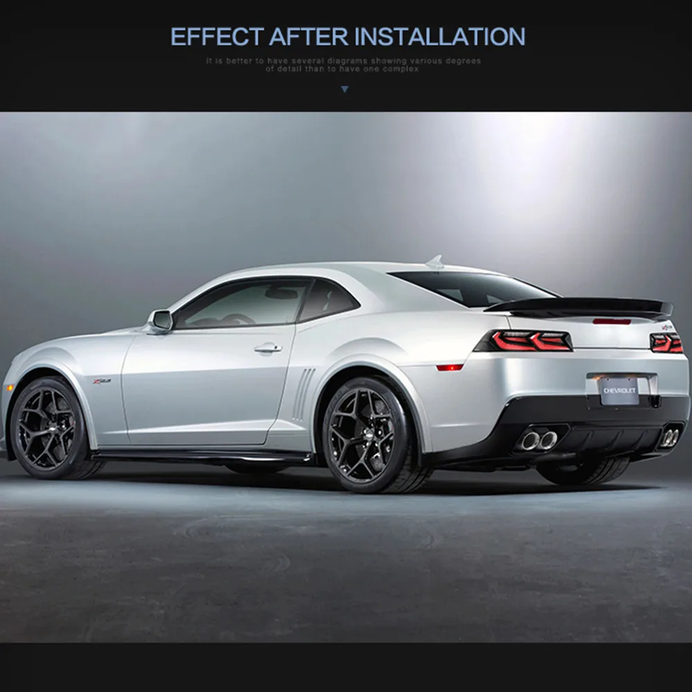 Автомобильные задние фонари для Chevrolet Camaro, задние фонари 2014 2015 Chevy, задние ходовые тормозные фонари, задние динамические Сигналы поворота (art.: 3920c346d2bec) - 3920c346d2bec