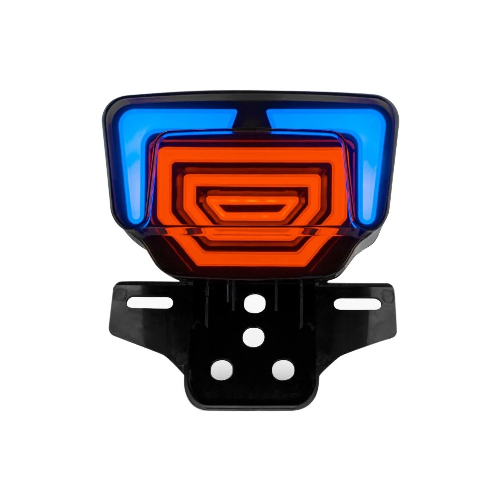 

TMX125/155 CG125 Modified Guide Light LED Brake Tail Light Stop Turn Signal Light with Scanning Dynamic Animation Breathing DRL
