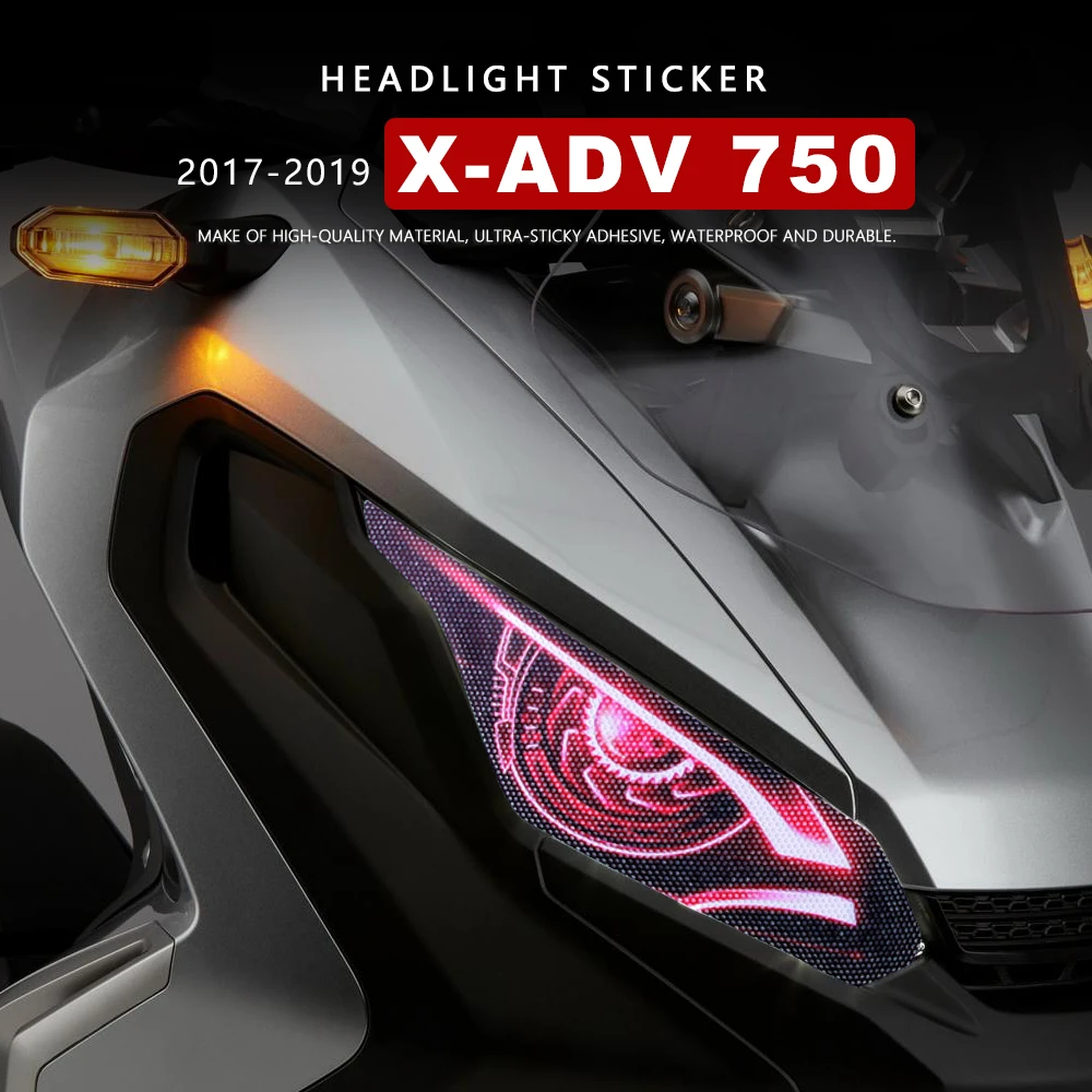 

Headlight Sticker Red Waterproof Motorcycle Decal for Honda X-ADV 750 2019 Accessories X-ADV750 XADV750 XADV 750 2017 2018
