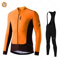 2022 nsr winter thermal men cycling jersey set mountian bicycle clothes wear ropa ciclismo racing bike clothing cycling trousers