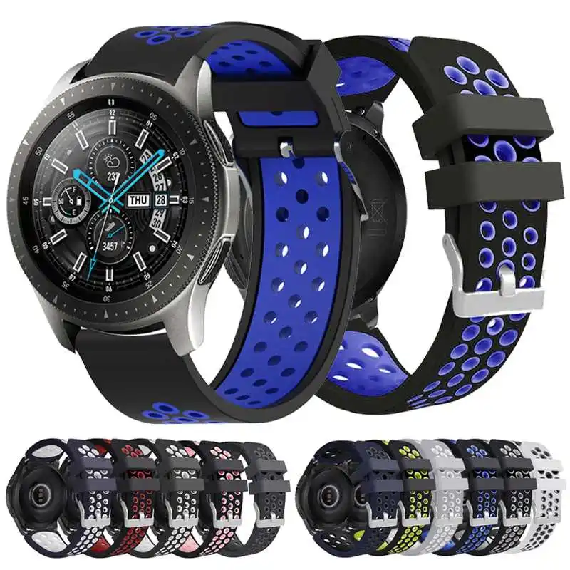 

Nonmeio Bicolor Strap For Samsung Galaxy Watch 2 Watch2 Band Smart Watch Wristband Bracelet WatchBand