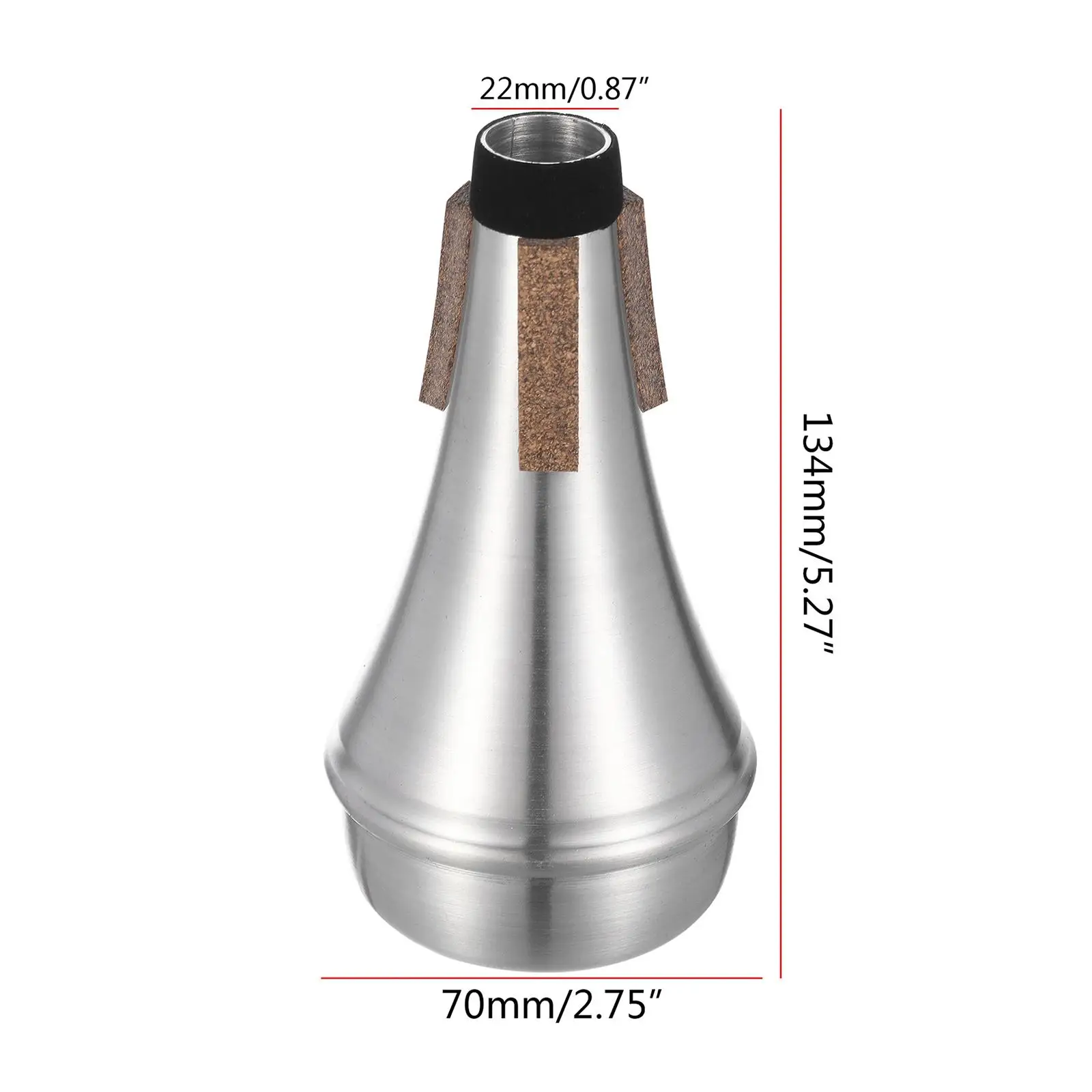 Труба прямая немая труба Wah износостойкая алюминиевая тренировочная для