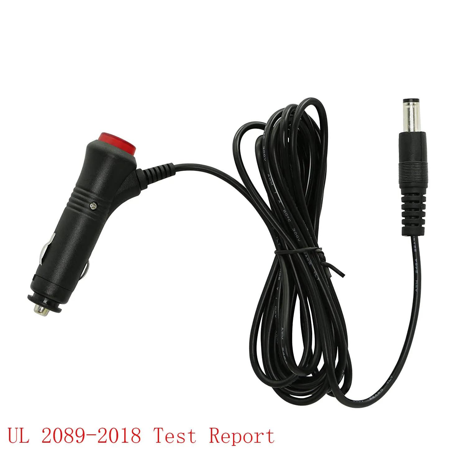 

12V 24V Car Cigarette Lighter Socket Plug Adapter Cable DC Plug 2.1mm Supplies to power and charge most electronic devices