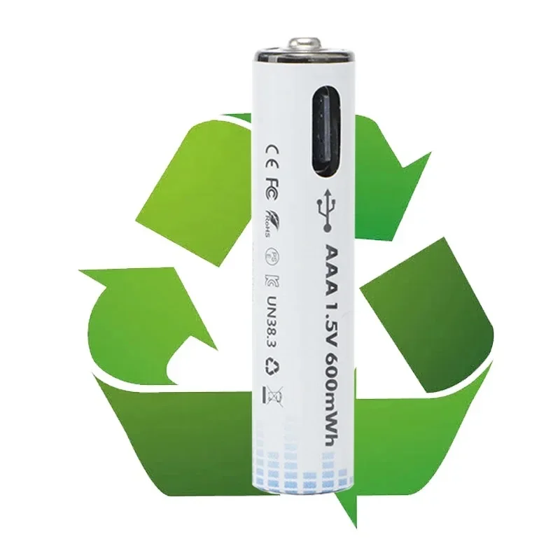 PURFIELD USB AAA аккумуляторная батарея 1 5 В 600 МВтч литий-ионная для мыши с