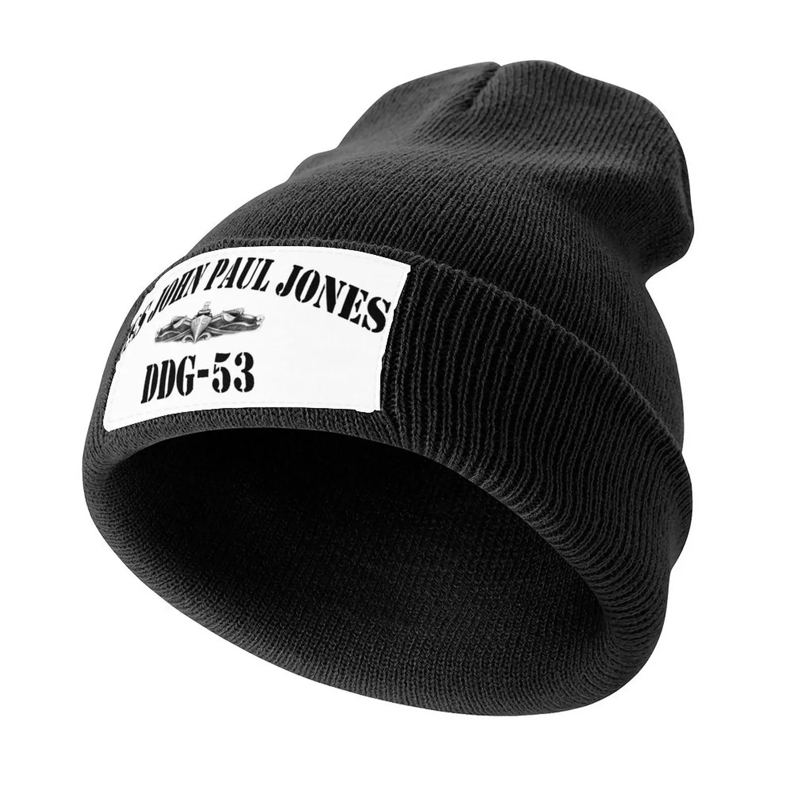 USS JOHN PAUL JONES (DDG-53) SHIP'S STORE Вязаная шапка Рождественская Wild Ball Hat Роскошная мужская