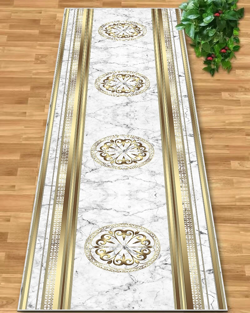 

Золотистый ковер для коридора 40x60 см